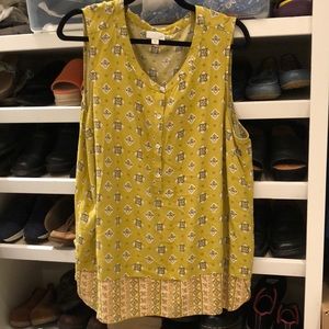 2 XL J Jill Sleeveless Tops